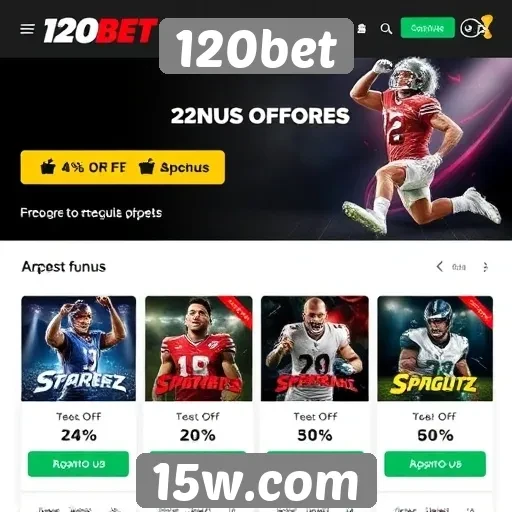 Ofertas e bônus do 120bet para novos usuários